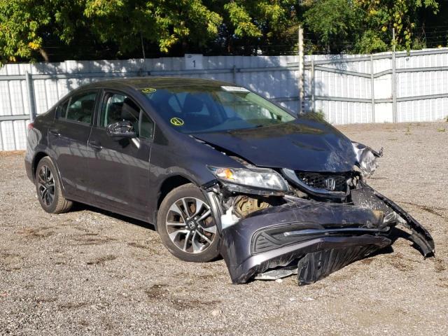HONDA CIVIC LX 2014 with VIN 2HGFB2F5XEH014849 - Photo from auction
