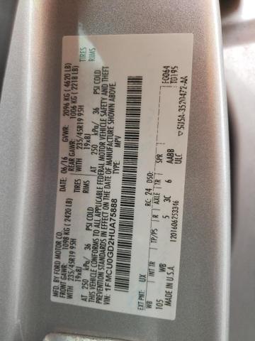 Photo 10 from auction – 2017 FORD ESCAPE SE with VIN 1FMCU0GD2HUA75888