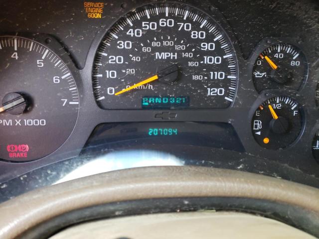 Photo 8 from auction – 2002 CHEVROLET TRAILBLAZE with VIN 1GNDT13S722251737