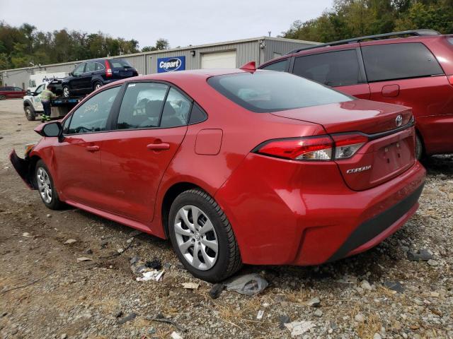 Photo 3 from auction – 2021 TOYOTA COROLLA LE with VIN 5YFEPMAE9MP256393