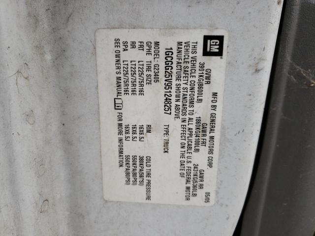 Photo 10 from auction – 2005 CHEVROLET EXPRESS G2 with VIN 1GCGG25V951248257