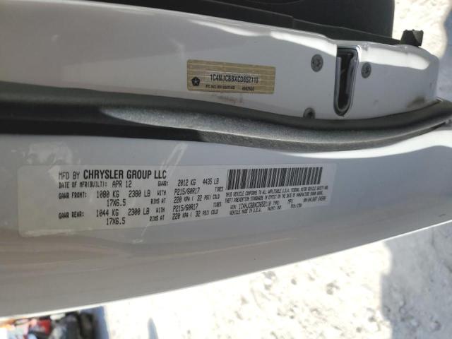 Photo 10 from auction – 2012 JEEP COMPASS SP with VIN 1C4NJCBBXCD652110