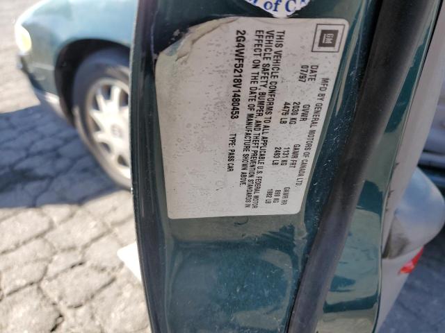 Photo 10 from auction – 1997 BUICK REGAL GS with VIN 2G4WF5218V1480453