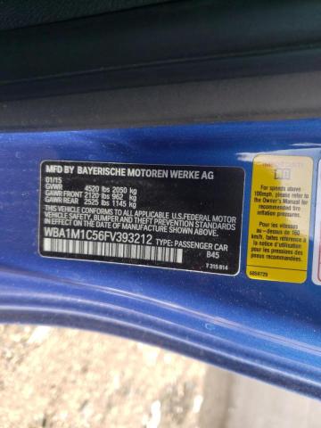 Photo 10 from auction – 2015 BMW M235I with VIN WBA1M1C56FV393212