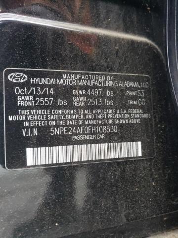 Photo 10 from auction – 2015 HYUNDAI SONATA SE with VIN 5NPE24AF0FH108530