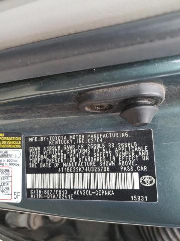 Photo 10 from auction – 2004 TOYOTA CAMRY LE with VIN 4T1BE32K74U325796