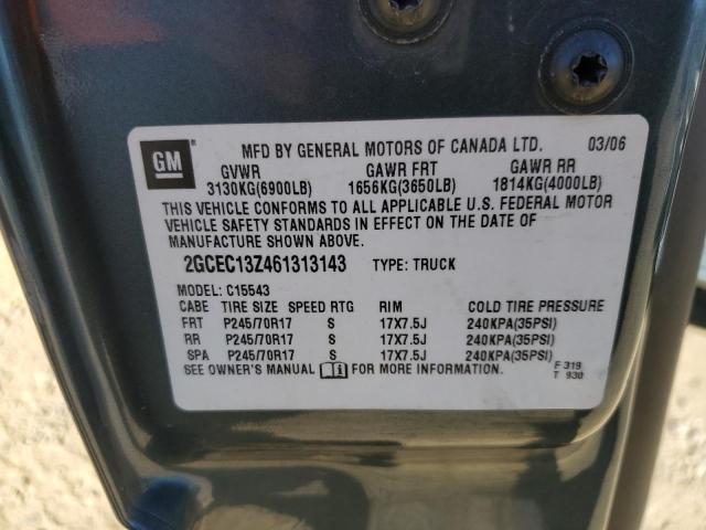 Photo 10 from auction – 2006 CHEVROLET SILVERADO with VIN 2GCEC13Z461313143
