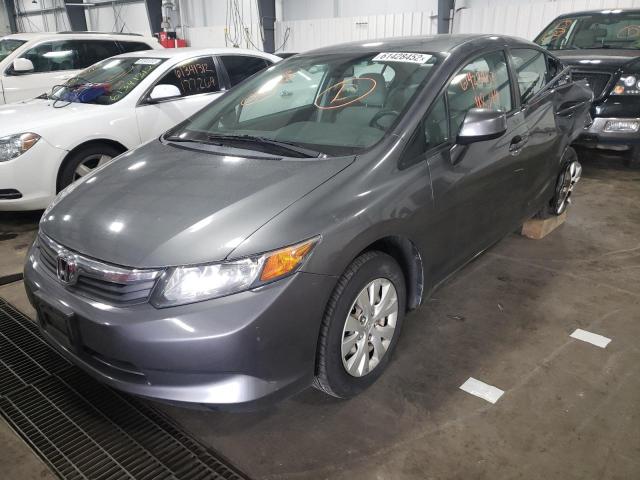 Photo 2 from auction – 2012 HONDA CIVIC LX with VIN 19XFB2F50CE006444