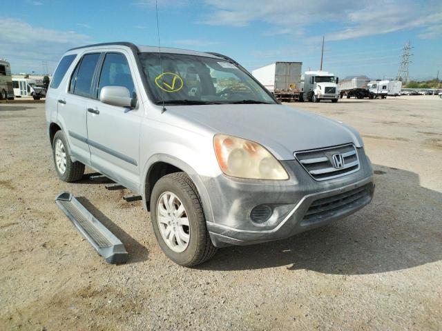 HONDA CR-V EX 2005 with VIN JHLRD788X5C021140 - Photo from auction
