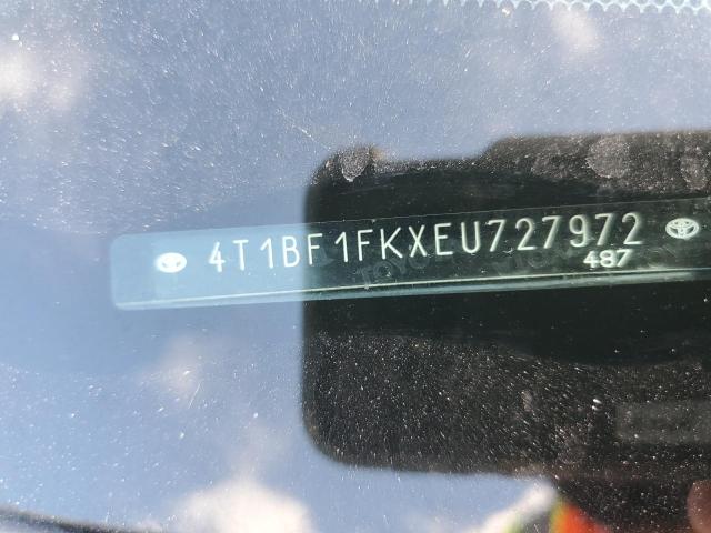 Photo 10 from auction – 2014 TOYOTA CAMRY L with VIN 4T1BF1FKXEU727972