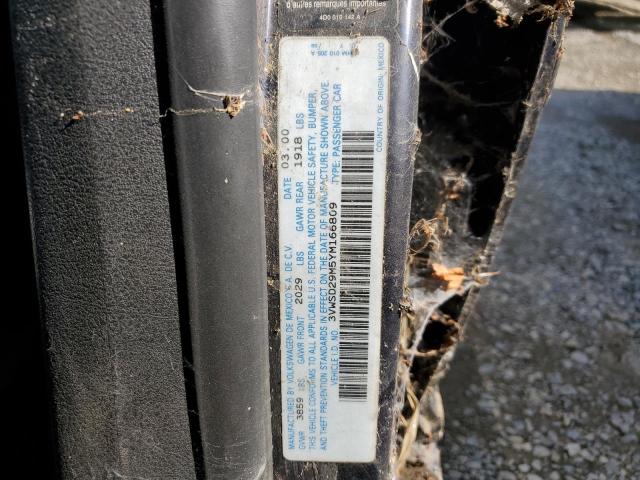 Zdjęcie 10 z aukcji – 2000 VOLKSWAGEN JETTA GLS z VIN 3VWSD29M5YM166809