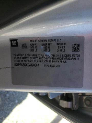 Photo 10 from auction – 2013 BUICK VERANO with VIN 1G4PP5SKXD4198067