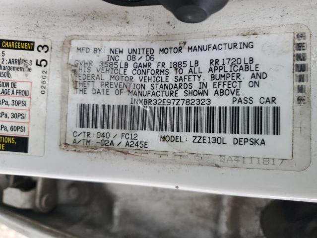 Photo 10 from auction – 2007 TOYOTA COROLLA CE with VIN 1NXBR32E97Z782323