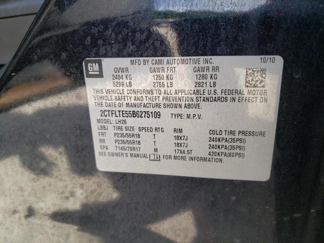 Photo 10 from auction – 2011 GMC TERRAIN SL with VIN 2CTFLTE55B6275109