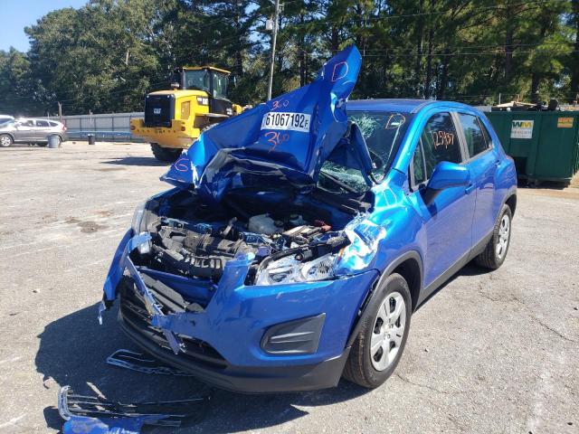 Photo 2 from auction – 2016 CHEVROLET TRAX with VIN KL7CJKSBXGB760985