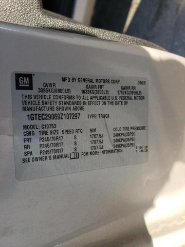 Photo 10 from auction – 2009 GMC SIERRA C15 with VIN 1GTEC29069Z107297