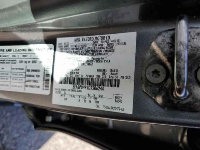Photo 10 from auction – 2013 FORD FUSION SE with VIN 3FA6P0HR9DR206244