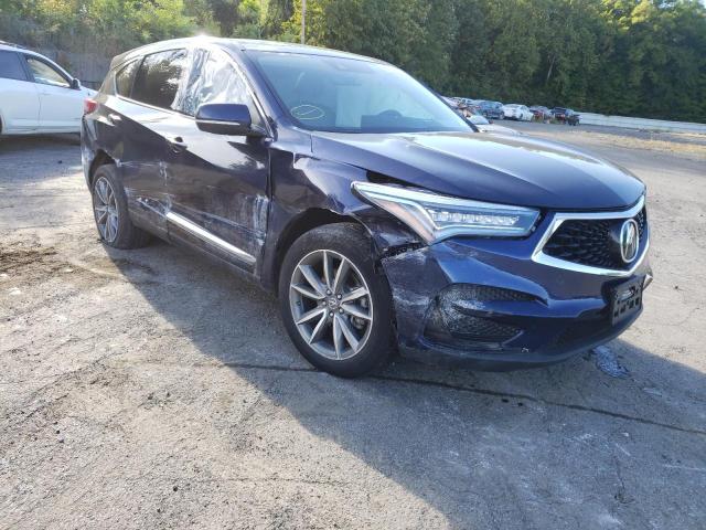 ACURA RDX TECHNO 2020 with VIN 5J8TC2H5XLL038517 - Photo from auction