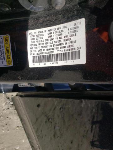 Photo 10 from auction – 2011 ACURA TL with VIN 19UUA9F50BA000293