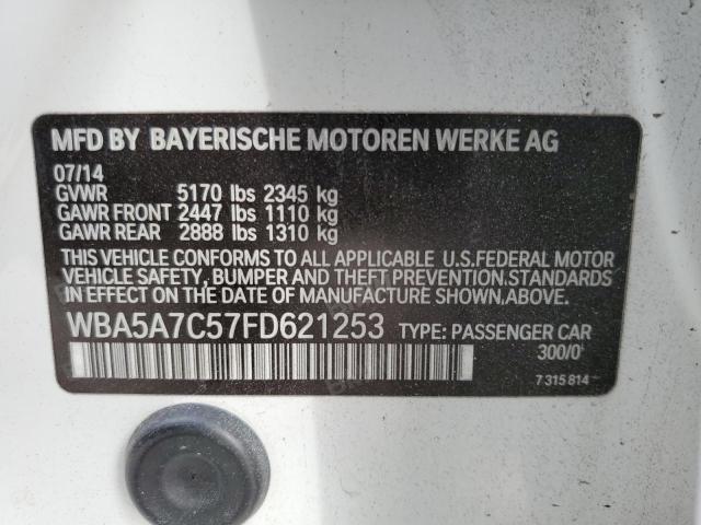 Photo 10 from auction – 2015 BMW 528 XI with VIN WBA5A7C57FD621253