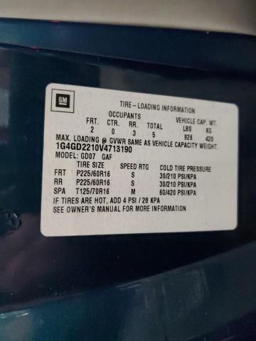 Photo 10 from auction – 1997 BUICK RIVIERA with VIN 1G4GD2210V4713190