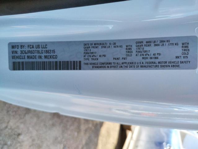 Photo 10 from auction – 2020 RAM 1500 CLASS with VIN 3C6JR6DT8LG186315