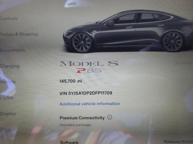 Photo 8 from auction – 2013 TESLA MODEL S with VIN 5YJSA1DP2DFP11709