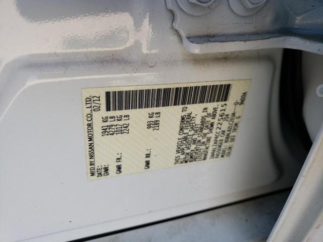 Photo 10 from auction – 2012 NISSAN ALTIMA BAS with VIN 1N4AL2AP4CC225615