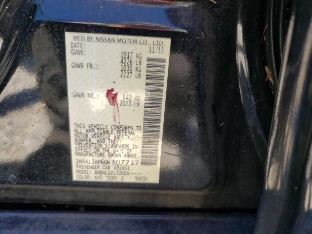 Photo 10 from auction – 2016 NISSAN ALTIMA 2.5 with VIN 1N4AL3AP6GN307717