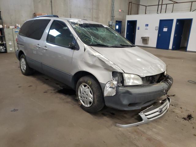 TOYOTA SIENNA CE 2003 with VIN 4T3ZF19CX3U542408 - Photo from auction