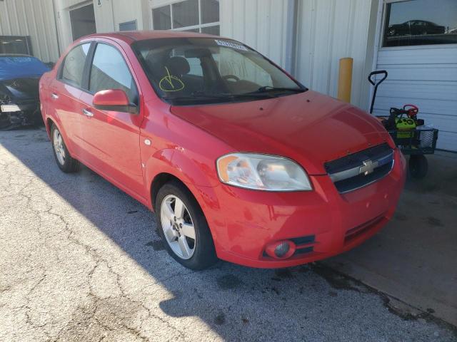 CHEVROLET AVEO LT 2008 with VIN KL1TG566X8B082196 - Photo from auction