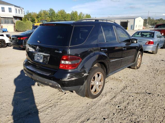 Photo 4 from auction – 2008 MERCEDES-BENZ ML 350 with VIN 4JGBB86E08A339296