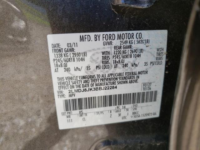 Photo 10 from auction – 2011 LINCOLN MKX with VIN 2LMDJ8JK3BBJ22284