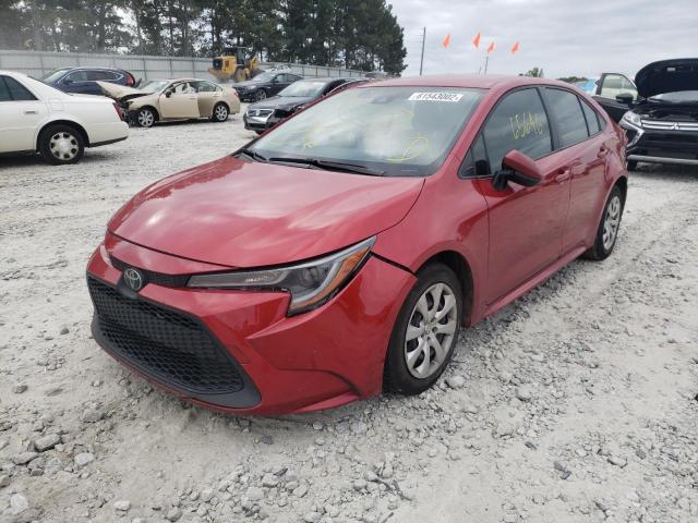 Photo 2 from auction – 2021 TOYOTA COROLLA LE with VIN JTDEPMAE0MJ127785