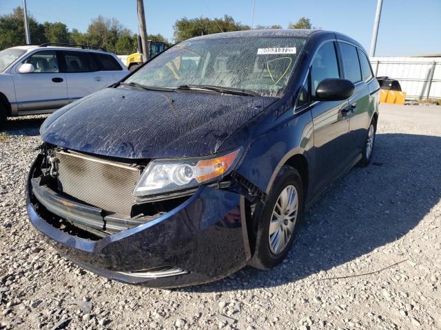 Photo 2 from auction – 2016 HONDA ODYSSEY LX with VIN 5FNRL5H22GB089941