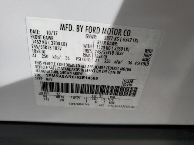 Photo 10 from auction – 2017 FORD EXPLORER P with VIN 1FM5K8AR6HGE14569