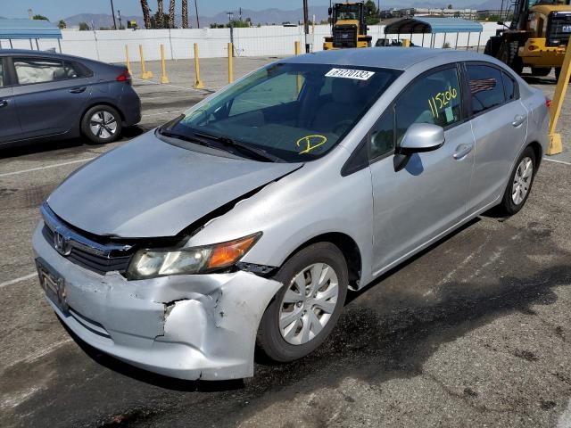 Photo 2 from auction – 2012 HONDA CIVIC LX with VIN 19XFB2F58CE306927