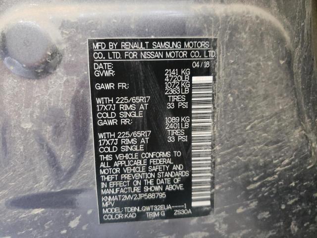 Photo 10 from auction – 2018 NISSAN ROGUE S with VIN KNMAT2MV2JP588795