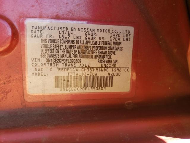 Photo 10 from auction – 2015 NISSAN VERSA NOTE with VIN 3N1CE2CP0FL390809