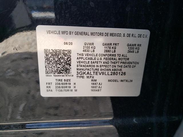 Photo 10 from auction – 2020 GMC TERRAIN with VIN 3GKALTEV9LL280126
