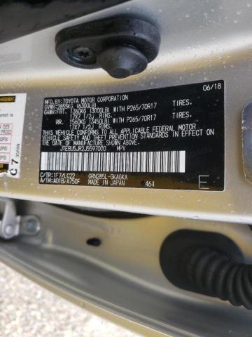 Photo 10 from auction – 2018 TOYOTA 4RUNNER SR with VIN JTEBU5JR2J5597000