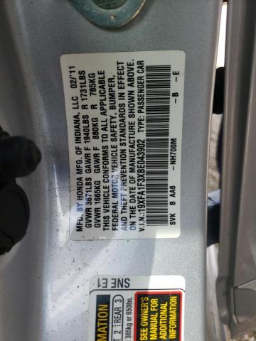 Photo 10 from auction – 2011 HONDA CIVIC VP with VIN 19XFA1F3XBE043902