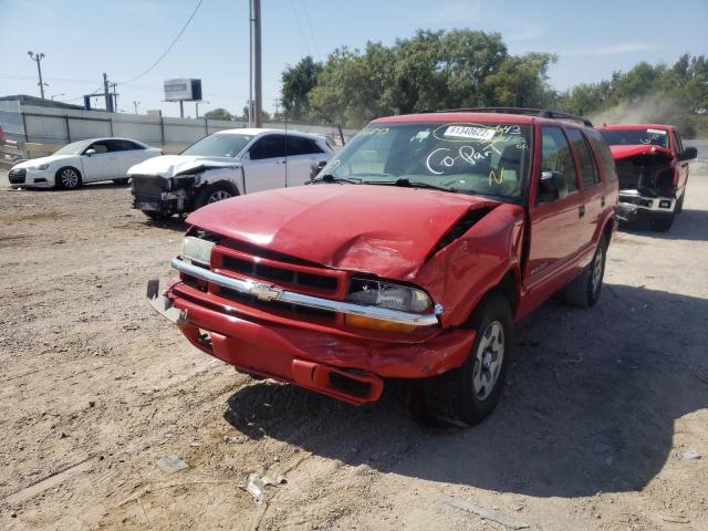 Photo 9 from auction – 2003 CHEVROLET BLAZER with VIN 1GNDT13X73K116643