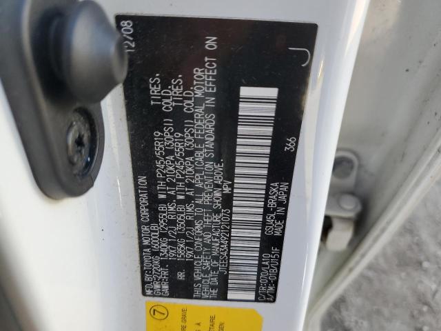 Photo 10 from auction – 2009 TOYOTA HIGHLANDER with VIN JTEES43A492121073