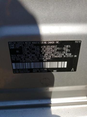 Photo 10 from auction – 2011 TOYOTA RAV4 with VIN 2T3BF4DV2BW165230