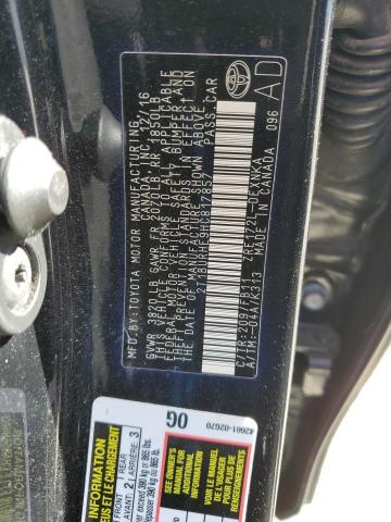 Photo 10 from auction – 2017 TOYOTA COROLLA L with VIN 2T1BURHE9HC817857