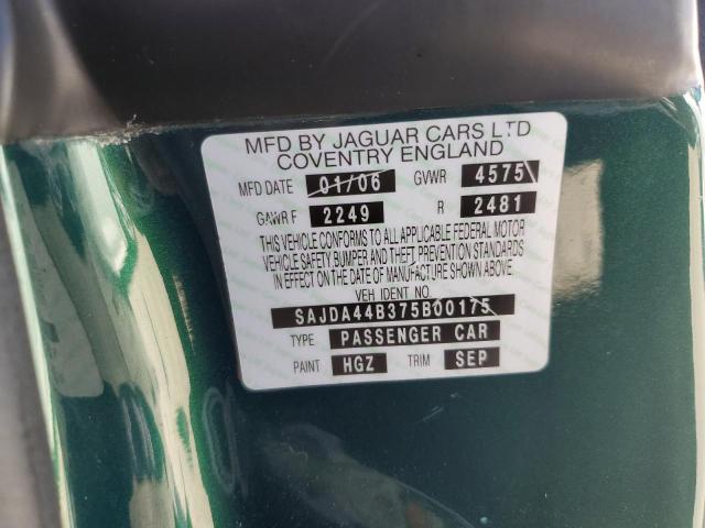 Photo 10 from auction – 2007 JAGUAR XK with VIN SAJDA44B375B00175
