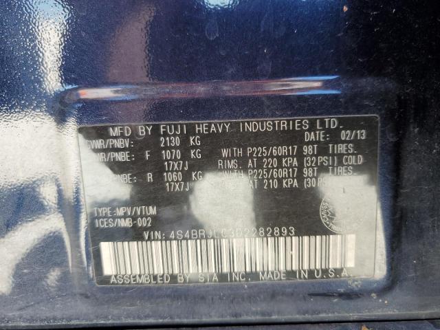 Photo 10 from auction – 2013 SUBARU OUTBACK 3. with VIN 4S4BRJLC3D2282893