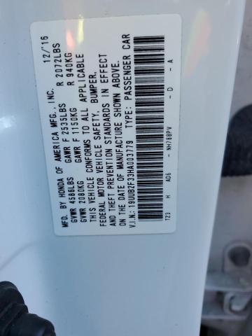 Photo 10 from auction – 2017 ACURA TLX with VIN 19UUB2F33HA003779