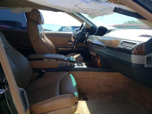 Photo 5 from auction – 2005 BMW 760 LI with VIN WBAGN83515DK11257